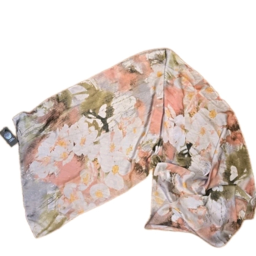 Vince Camuto Scarf in Pink, Green, and White